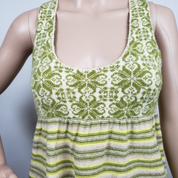 Free People wool boho tank sleeveless tunic dress - Picture 3 of 7